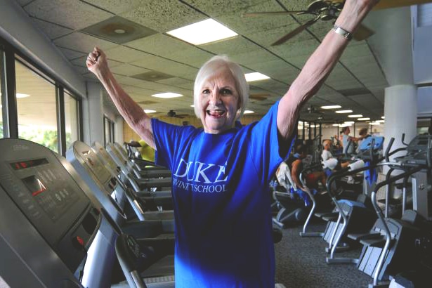 clergy on treadmill for clergy health initiative